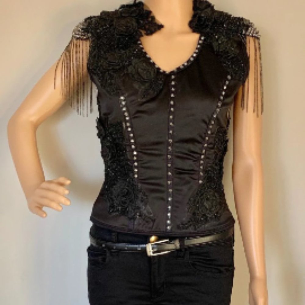 Black 2 piece Custom Dance Costume